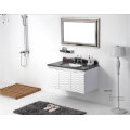 Nouvelle conception de mode White Sliver on Wall Modern Stainless Steel Bathroom Vanity (YB-873)